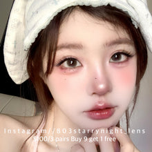 將圖片載入圖庫檢視器 現貨 水靈靈 thestarlens 啡色  brown 14.50mm 半年拋 (兩片裝) 🎀可預訂請撳度數選項中最下🎀 ✨$100/3對✨
