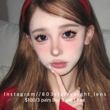 將圖片載入圖庫檢視器 現貨 心碎小貓 🖤 Tina黑色 black  14.50mm 半年拋 (兩片裝) 🎀可預訂請撳度數選項中最下🎀 ✨$100/3對✨
