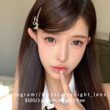 將圖片載入圖庫檢視器 新品預訂✨ 社恐樹莓🩶 thestarlens 灰色 黑色 gray black 14.50mm 半年拋 (兩片裝) 🎀可預訂請撳度數選項中最下🎀 ✨$100/3對✨
