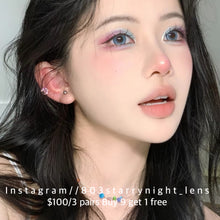 將圖片載入圖庫檢視器 新品預訂✨ 碎冰冰藍🩵 thestarlens 藍色 blue 14.50mm 半年拋 (兩片裝) 🎀可預訂請撳度數選項中最下🎀 ✨$100/3對✨
