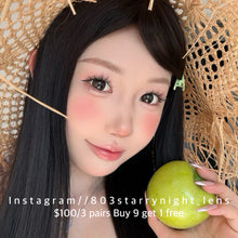 將圖片載入圖庫檢視器 新品預訂✨ 沉默烏雲🖤 thestarlens 黑色 black 14.5mm 半年拋（兩片裝） 🎀可預訂請撳度數選項中最下🎀 ✨$100/3對✨
