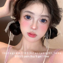 將圖片載入圖庫檢視器 新品預訂✨ 蔚藍之境💙 thestarlens 藍色 blue 14.50mm 半年拋 (兩片裝) 🎀可預訂請撳度數選項中最下🎀 ✨$100/3對✨
