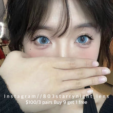 將圖片載入圖庫檢視器 新品預訂✨ 碎冰冰藍🩵 thestarlens 藍色 blue 14.50mm 半年拋 (兩片裝) 🎀可預訂請撳度數選項中最下🎀 ✨$100/3對✨
