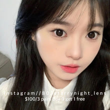 將圖片載入圖庫檢視器 新品預訂✨ 可可豆🖤  Tina 黑色 black 14.20mm 半年拋 (兩片裝) 🎀可預訂請撳度數選項中最下🎀 ✨$100/3對✨
