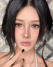 將圖片載入圖庫檢視器 新品預訂✨  造夢者🧡 Tina 啡色 brown 14.20mm 半年拋 (兩片裝) 🎀可預訂請撳度數選項中最下🎀 ✨$100/3對✨
