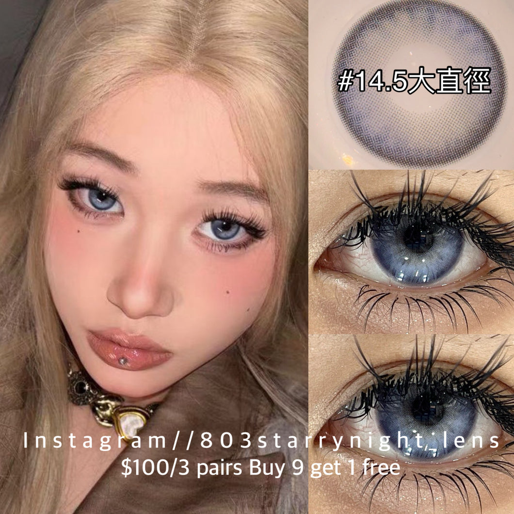 現貨 海藍寶🩵 Clamido 藍色 Blue 14.5mm 年拋（兩片裝） 🎀可預訂請撳度數選項中最下🎀 ✨$100/3對✨