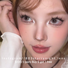 將圖片載入圖庫檢視器 現貨 慵懶星雲☁️  thestarlens 灰色 gray 14.0 mm 半年拋（兩片裝）🎀可預訂請撳度數選項中最下🎀  ✨$100/3對✨
