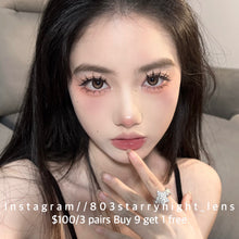 將圖片載入圖庫檢視器 現貨 比特星💫🤎xiyou  啡色brown 14.00mm 年拋 (兩片裝)🎀可預訂請撳度數選項中最下🎀
