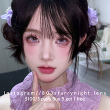 將圖片載入圖庫檢視器 新品預訂✨  苗疆少女💜  Tina 紫色 purple 14.20mm 半年拋 (兩片裝) 🎀可預訂請撳度數選項中最下🎀 ✨$100/3對✨
