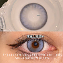 將圖片載入圖庫檢視器 現貨 海藍寶🩵 Clamido 藍色 Blue 14.5mm 年拋（兩片裝） 🎀可預訂請撳度數選項中最下🎀 ✨$100/3對✨
