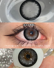 將圖片載入圖庫檢視器 現貨 超大芭比學院黑灰🖤🩶  Obalen 灰色 gray 14.50mm 半年拋 (兩片裝) 🎀可預訂請撳度數選項中最下🎀 ✨$140/3對✨
