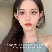 將圖片載入圖庫檢視器 現貨 反光燈棕🤎 thestarlens 啡色 brown 14.20mm 半年拋 (兩片裝) 🎀可預訂請撳度數選項中最下🎀 ✨$100/3對✨
