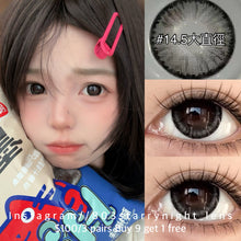 將圖片載入圖庫檢視器 新品預訂✨  夏日螢光黑🖤 Af 黑色 black 14.50mm 半年拋 (兩片裝) 🎀可預訂請撳度數選項中最下🎀 ✨$100/3對✨
