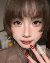 將圖片載入圖庫檢視器 新品預訂✨  心動嘉賓💛 Tina 啡色 brown 14.20mm 半年拋 (兩片裝) 🎀可預訂請撳度數選項中最下🎀 ✨$100/3對✨
