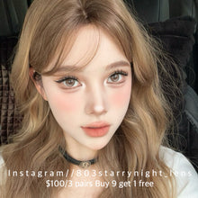 將圖片載入圖庫檢視器 現貨 沙漠丁香🤎 Tina 啡色 brown 14.00mm 半年拋 (兩片裝) 🎀可預訂請撳度數選項中最下🎀 ✨$100/3對✨
