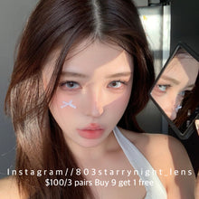 將圖片載入圖庫檢視器 新品預訂✨ 反光燈灰🩶 thestarlens 灰色 gray 14.20mm 年拋 (兩片裝) 🎀可預訂請撳度數選項中最下🎀 ✨$100/3對✨
