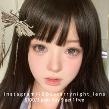 將圖片載入圖庫檢視器 現貨 夾心奧利奧🍪🩶 thestarlens 灰色 gray 14.5mm 半年拋（兩片裝）🎀可預訂請撳度數選項中最下🎀  ✨$100/3對✨
