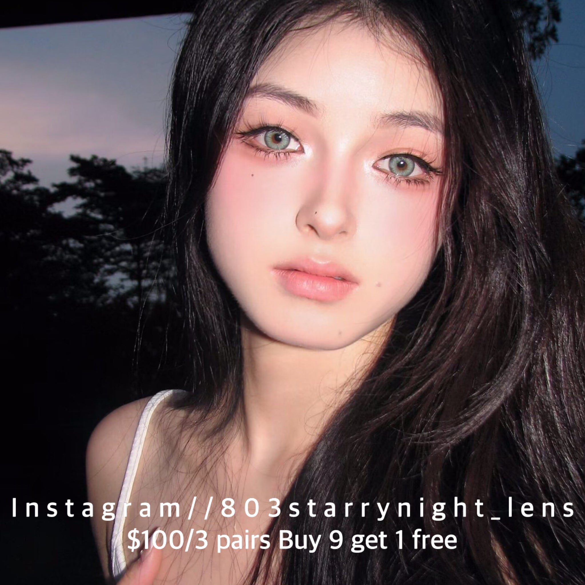 現貨基因種子🧬💚lrgood 綠色green 14.20mm 年拋(兩片裝) 🎀可預訂請撳度數選項中最下🎀 ✨$100/3對✨ –  803starrynight lens