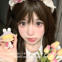 將圖片載入圖庫檢視器 現貨 大眼乖乖🤎  thestarlens 啡色  Brown 14.5mm 年拋（兩片裝）🎀可預訂請撳度數選項中最下🎀 ✨$100/3對✨
