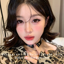 將圖片載入圖庫檢視器 新品預訂✨ 電子玉兔❤️ the starlens 紅色 red 14.50mm 半年拋 (兩片裝) 🎀可預訂請撳度數選項中最下🎀
