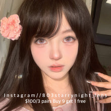 將圖片載入圖庫檢視器 現貨 莫奈花海🌸 thestarlens 粉紅色 紫色 pink purple 14.50mm 半年拋 (兩片裝) 🎀可預訂請撳度數選項中最下🎀 ✨$100/3對✨
