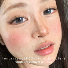 將圖片載入圖庫檢視器 新品預訂✨  流動的海🌊  thestarlens 藍色 Blue 14.50mm 半年拋 (兩片裝) 🎀可預訂請撳度數選項中最下🎀 ✨$100/3對✨
