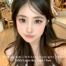 將圖片載入圖庫檢視器 現貨 大眼乖乖🤎  thestarlens 啡色  Brown 14.5mm 年拋（兩片裝）🎀可預訂請撳度數選項中最下🎀 ✨$100/3對✨
