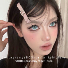 將圖片載入圖庫檢視器 新品預訂✨  野蠻生長綠💚 af 綠色 green 14.5mm 年拋（兩片裝）🎀可預訂請撳度數選項中最下🎀 ✨$100/3對✨
