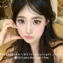 將圖片載入圖庫檢視器 現貨 大眼乖乖🤎  thestarlens 啡色  Brown 14.5mm 年拋（兩片裝）🎀可預訂請撳度數選項中最下🎀 ✨$100/3對✨
