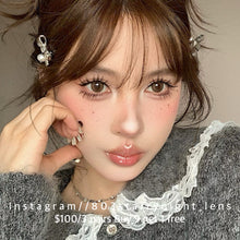 將圖片載入圖庫檢視器 現貨 膠原奶栗 🤎 The Starlens  啡色 brown 14.50mm 半年拋 (兩片裝) 🎀可預訂請撳度數選項中最下🎀 ✨$100/3對✨
