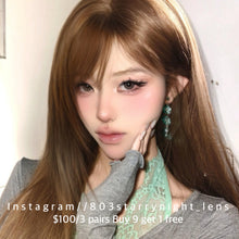將圖片載入圖庫檢視器 現貨 泰有味🤎 Tina 啡色 brown 14.20mm 半年拋 (兩片裝) 🎀可預訂請撳度數選項中最下🎀 ✨$100/3對✨
