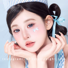 將圖片載入圖庫檢視器 現貨 超大冰雪奇緣❄️  Obalen 藍色 blue 14.50mm 半年拋 (兩片裝) 🎀可預訂請撳度數選項中最下🎀 ✨$140/3對✨
