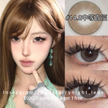 將圖片載入圖庫檢視器 現貨 泰有味🤎 Tina 啡色 brown 14.20mm 半年拋 (兩片裝) 🎀可預訂請撳度數選項中最下🎀 ✨$100/3對✨
