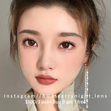 將圖片載入圖庫檢視器 新品預訂✨  水鏡棕 Xiyou  啡色 brown 14.20mm 年拋 (兩片裝) 🎀可預訂請撳度數選項中最下🎀 ✨$100/3對✨
