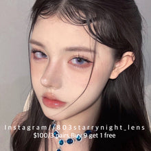 將圖片載入圖庫檢視器 現貨 雙面人生💜 thestarlens 紫色 藍色 Purple blue 14.50mm 半年拋 (兩片裝) 🎀可預訂請撳度數選項中最下🎀 ✨$100/3對✨
