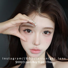 將圖片載入圖庫檢視器 現貨 糖醋星星🤎 thestarlens 啡色 pink 14.20mm 半年拋 (兩片裝) 🎀可預訂請撳度數選項中最下🎀 ✨$100/3對✨
