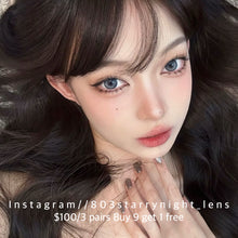 將圖片載入圖庫檢視器 新品預訂✨  流動的海🌊  thestarlens 藍色 Blue 14.50mm 半年拋 (兩片裝) 🎀可預訂請撳度數選項中最下🎀 ✨$100/3對✨
