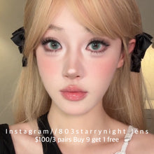 將圖片載入圖庫檢視器 新品預訂✨thestarlens 追光貓🐈14.20mm 綠色 green 半年拋（兩片裝）🎀可預訂請撳度數選項中最下🎀 ✨$100/3對✨
