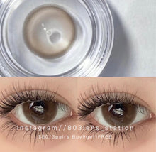 將圖片載入圖庫檢視器 現貨 膠原酒褐 啡色 補完不補❗️brown 14.2mm 年拋（兩片裝）✨$100/3對✨
