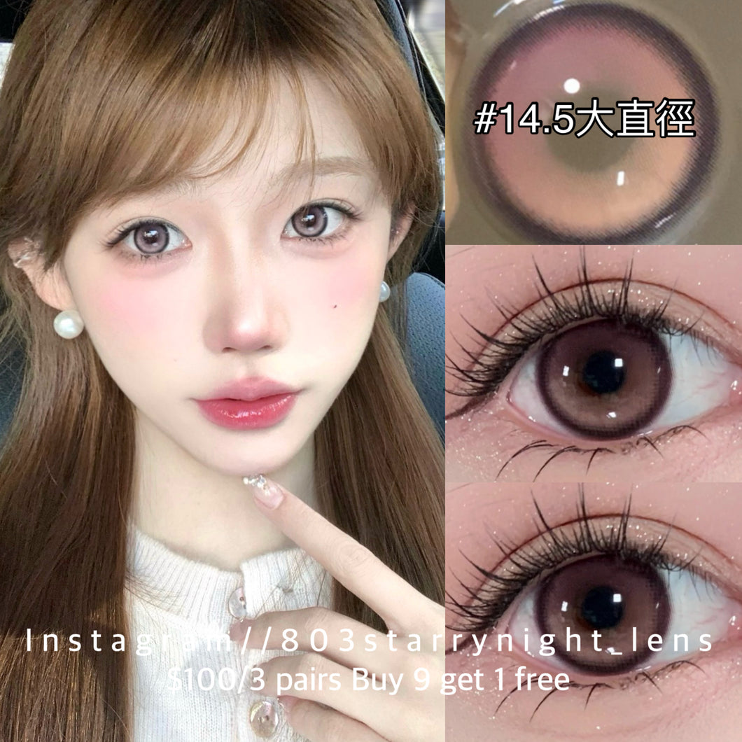 新品預訂✨  初次約會🩷 thestarlens 粉紅色 pink 14.50mm 半年拋 (兩片裝) 🎀可預訂請撳度數選項中最下🎀 ✨$100/3對✨