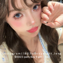 將圖片載入圖庫檢視器 現貨 救贖芭比💙 Thestarlens 藍色 BLUE 14.20mm 半年拋 (兩片裝)🎀可預訂請撳度數選項中最下🎀 ✨$100/3對✨
