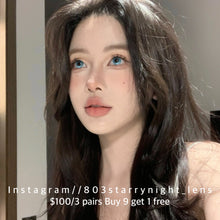 將圖片載入圖庫檢視器 新品預訂✨  反光燈藍🩵 thestarlens 藍色 Blue 14.20mm 半年拋 (兩片裝) 🎀可預訂請撳度數選項中最下🎀 ✨$100/3對✨
