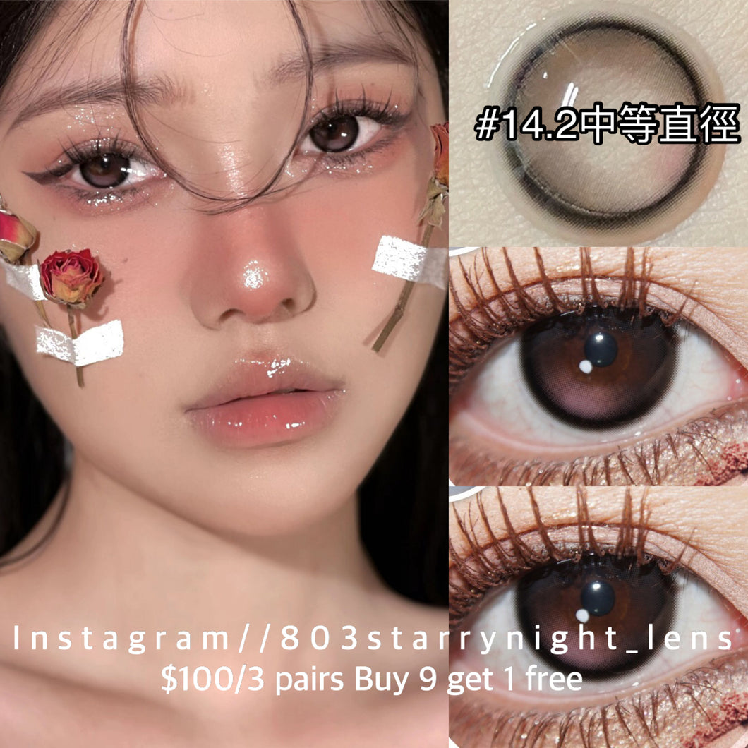 現貨 小腮紅🩷🖤ovolook 黑色 粉紅色 black pink 14.20mm 半年拋 (兩片裝)