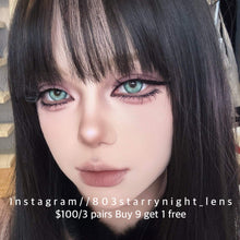 將圖片載入圖庫檢視器 新品預訂✨多情迷迭香💚 af 綠色 green 14.50mm 年拋 (兩片裝) 🎀可預訂請撳度數選項中最下🎀 ✨$100/3對✨
