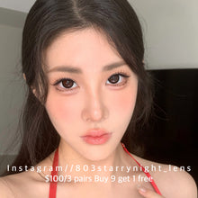將圖片載入圖庫檢視器 新品預訂✨ 電子玉兔❤️ the starlens 紅色 red 14.50mm 半年拋 (兩片裝) 🎀可預訂請撳度數選項中最下🎀
