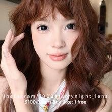 將圖片載入圖庫檢視器 新品預訂✨thestarlens 炸毛小貓🐈🖤 14.5mm 黑色 black 半年拋（兩片裝）🎀可預訂請撳度數選項中最下🎀 ✨$100/3對✨
