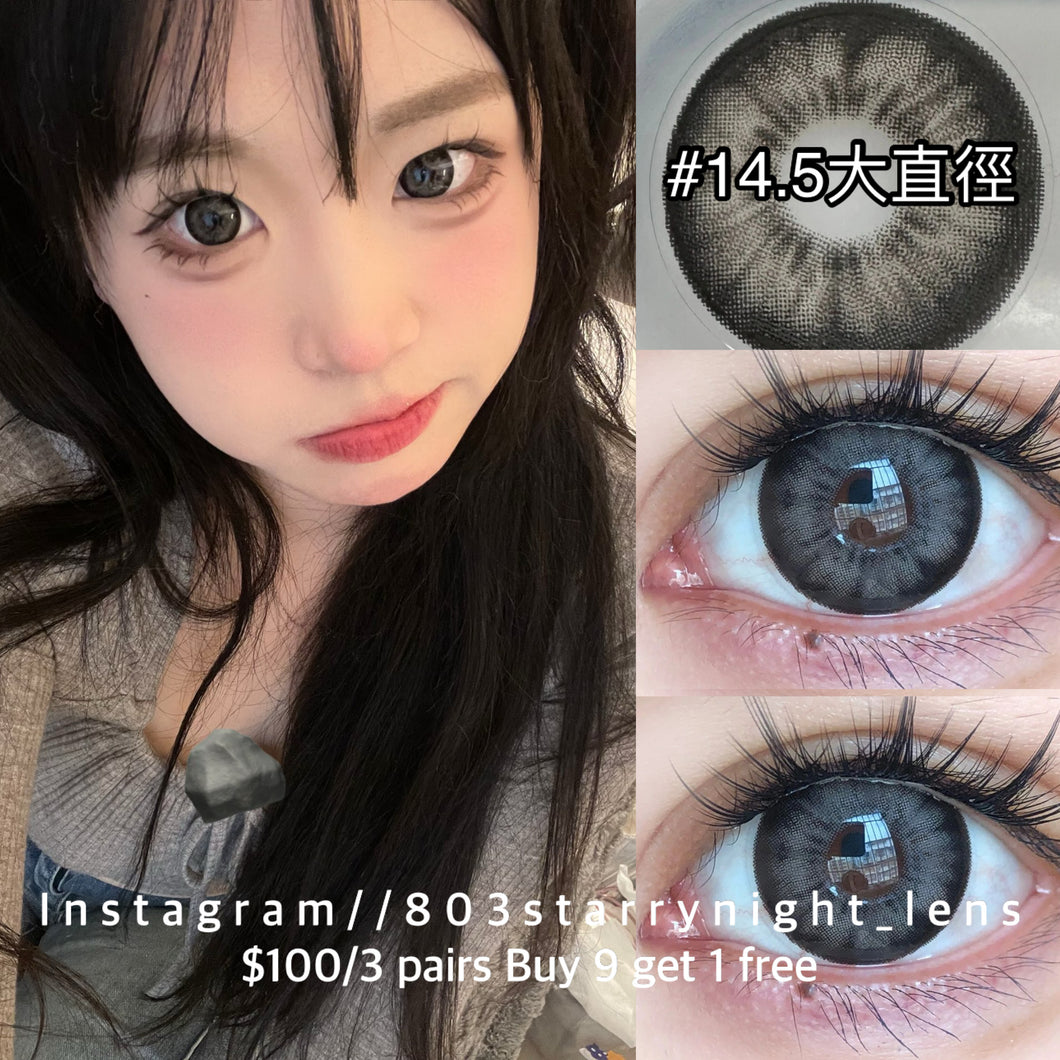 現貨 黑桃愛麗絲🖤 af queen 黑色 black 14.50mm 年拋 (兩片裝)