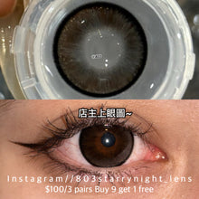 將圖片載入圖庫檢視器 新品預訂✨ 沉默烏雲🖤 thestarlens 黑色 black 14.5mm 半年拋（兩片裝） 🎀可預訂請撳度數選項中最下🎀 ✨$100/3對✨
