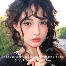 將圖片載入圖庫檢視器 現貨 糖醋星星🤎 thestarlens 啡色 pink 14.20mm 半年拋 (兩片裝) 🎀可預訂請撳度數選項中最下🎀 ✨$100/3對✨

