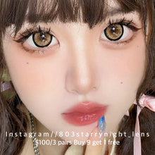 將圖片載入圖庫檢視器 新品預訂✨ 復古楓糖🤎 af 啡色 brown 14.50mm 年拋 (兩片裝) 🎀可預訂請撳度數選項中最下🎀 ✨$100/3對✨
